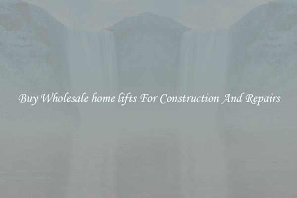 Buy Wholesale home lifts For Construction And Repairs
