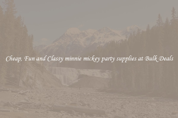 Cheap, Fun and Classy minnie mickey party supplies at Bulk Deals