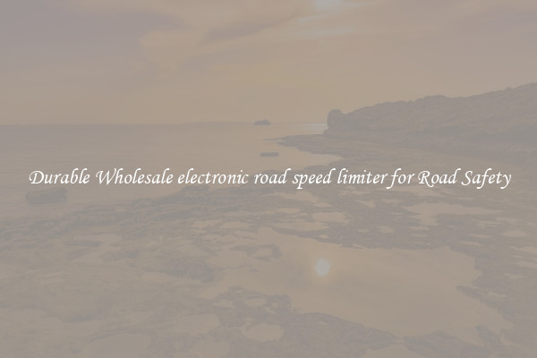 Durable Wholesale electronic road speed limiter for Road Safety