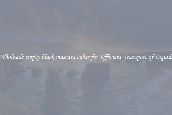Wholesale empty black mascara tubes for Efficient Transport of Liquids