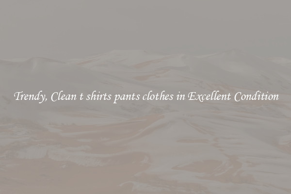 Trendy, Clean t shirts pants clothes in Excellent Condition