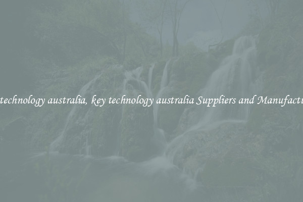 key technology australia, key technology australia Suppliers and Manufacturers