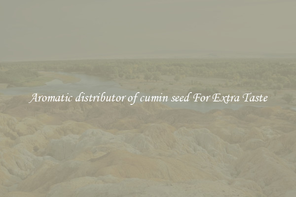 Aromatic distributor of cumin seed For Extra Taste