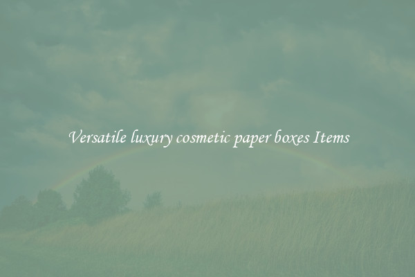 Versatile luxury cosmetic paper boxes Items