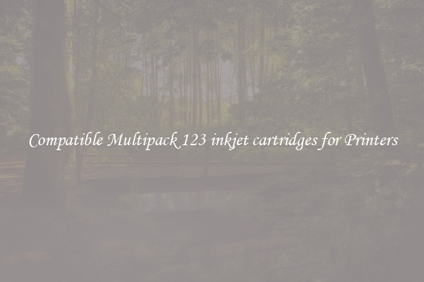 Compatible Multipack 123 inkjet cartridges for Printers