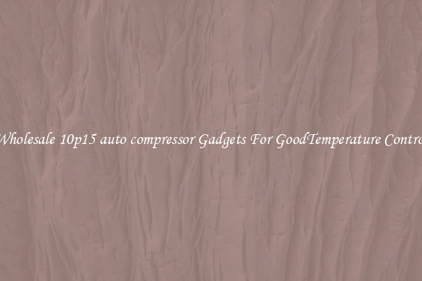 Wholesale 10p15 auto compressor Gadgets For GoodTemperature Control