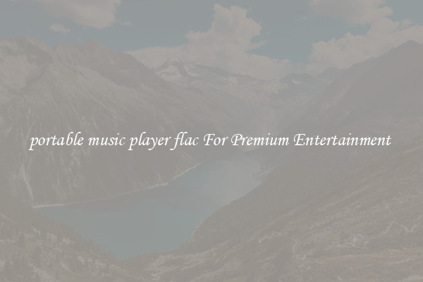 portable music player flac For Premium Entertainment 